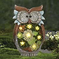 Los mejores  - La Jolíe Muse Esculturas y estatuas de jardín de Resina- Decoracion Jardin Exterior- Adorno Solar para Jardin- Luces…